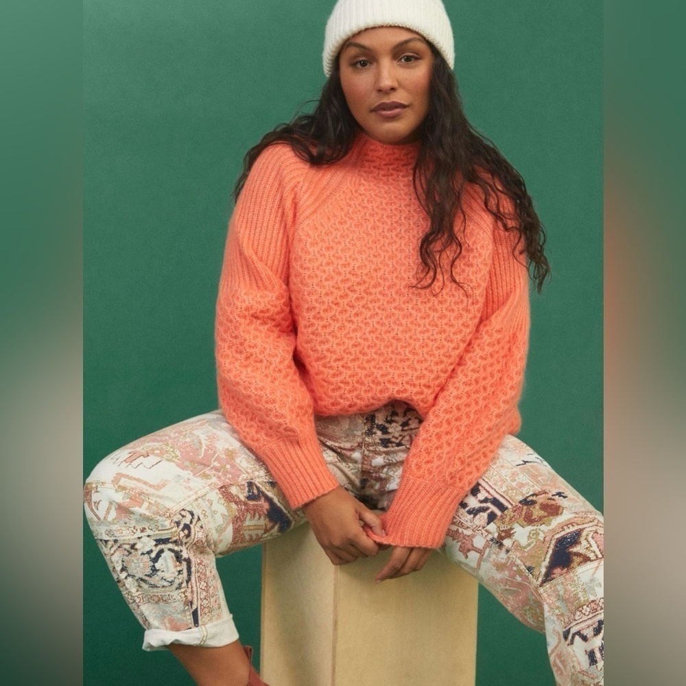Anthropologie - Bia Mock Neck Tunic Sweater